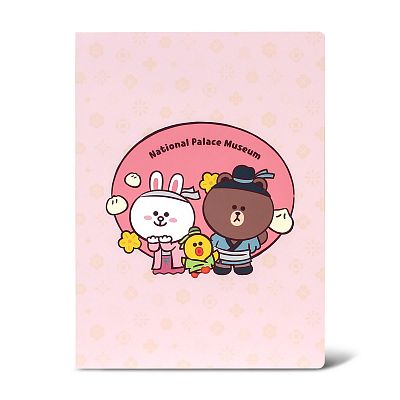 Product info: NPM | LINE FRIENDS  穿越故宮 16K固頁筆記本 (宋)